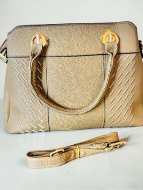 Everyday Structured Tote Bag in Brown